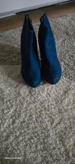 Blauwe enkellaarsjes met hak, Kleding | Dames, Schoenen, Blauw, Lage of Enkellaarzen, Nieuw, Ophalen of Verzenden