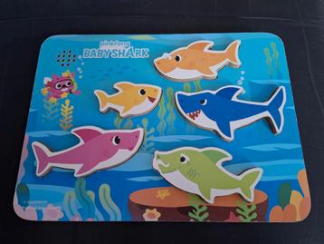 Pinkfong Baby Shark Houten Puzzel met Geluid beschikbaar voor biedingen