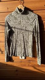 Cotton Club groen/beige longsleeve maat S, Kleding | Dames, Tops, Beige, Ophalen of Verzenden, Zo goed als nieuw, Lange mouw