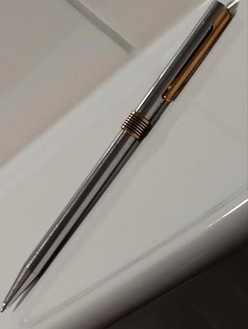 Vintage jaren 80 Aurora Marco Polo slimline ballpoint pen  beschikbaar voor biedingen