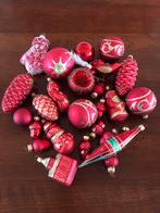 (Vintage) kerstballen, rood, Diversen, Kerst, Gebruikt, Ophalen