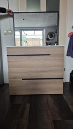 Wastafelmeubel met wastafel en spiegel nieuw, Ophalen, Nieuw, 50 tot 100 cm, Minder dan 100 cm