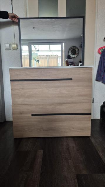 Wastafelmeubel met wastafel en spiegel nieuw beschikbaar voor biedingen