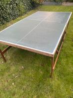 Opklapbare tafeltennistafel, Sport en Fitness, Tafeltennis, Ophalen, Gebruikt, Tafel Indoor, Inklapbaar
