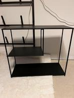 Metalen wandkast sidetable zwart, Huis en Inrichting, Ophalen, Gebruikt