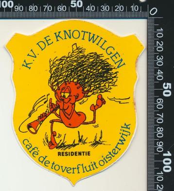 Sticker: KV De Knotwilgen - Cafe De Toverfluit - Oisterwijk beschikbaar voor biedingen