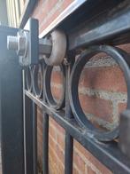 Schuifpoort schuifhek sierhekwerk looppoortje poort lagers, Tuin en Terras, Tuinhekken en Hekwerk, Ophalen, Met poort, Zo goed als nieuw