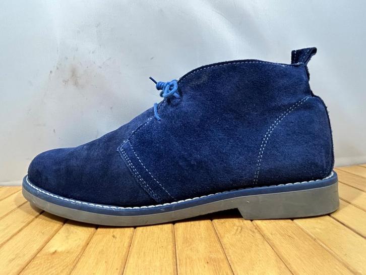 Vera Pelle, maat 43 prachtig blauwe suède veterschoenen, Kleding | Heren, Schoenen, Zo goed als nieuw, Veterschoenen, Blauw, Verzenden
