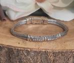 Best to Buddha armband Ellen gouden accenten. Breedte 0,6 cm, Sieraden, Tassen en Uiterlijk, Ophalen of Verzenden, Nieuw, Zilver