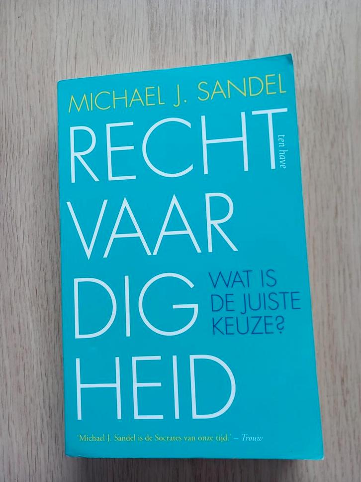 Michael J. Sandel - Rechtvaardigheid, Boeken, Filosofie, Zo goed als nieuw, Ophalen of Verzenden