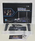 Profesioneel Dual Channel Draadloze Karaoke Microfoonsysteem, Audio, Tv en Foto, Karaoke-apparatuur, S, Ophalen of Verzenden, Zo goed als nieuw