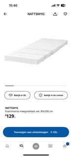 Meegroei matras ikea, Ophalen, Zo goed als nieuw, Eenpersoons, 200 cm