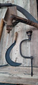 Vintage Boerenwerktuigen - Set van 9 stuks., Antiek en Kunst, Antiek | Gereedschap en Instrumenten, Ophalen