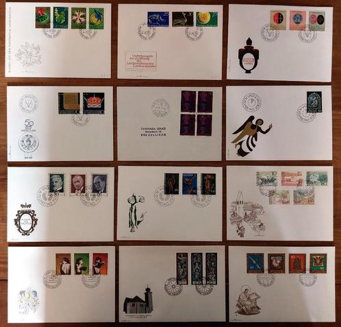 FDC Eerste Dag enveloppen Liechtenstein Zwitserland, Postzegels en Munten, Postzegels | Eerstedagenveloppen, Onbeschreven, Europa