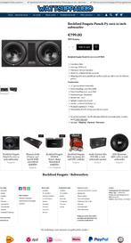 Rockford Fosgate Punch P3-2x12 12 inch subwoofer 2400W, Auto diversen, Autospeakers, Audio Design, Nieuw, Am Breilingsweg 3, 76709 Kronau, Duitsland