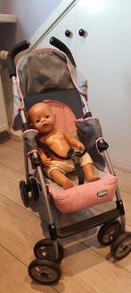 Babyborn baby, Chicco buggy, Kleertjes, Gebruikt, Ophalen, Babypop