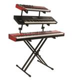 Quik-Lok  QL-623 drievoudig keyboardstatief, Ophalen of Verzenden, Nieuw, Instrumentstandaard, Keyboard of Synthesizer