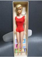 1962 VINTAGE BARBIE SWIRL PONYTAIL met doos+standaardje, Verzamelen, Poppen, Ophalen of Verzenden, Gebruikt, Fashion Doll