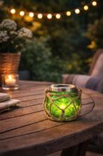 Partij elegante solar lantaarns omwikkeld met touw, Zonne-energie, NHP International, Overige typen, Ophalen of Verzenden