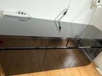 Dressoire zwart hoogglans, Huis en Inrichting, Kasten | Dressoirs, Ophalen, Gebruikt, 150 tot 200 cm, 25 tot 50 cm