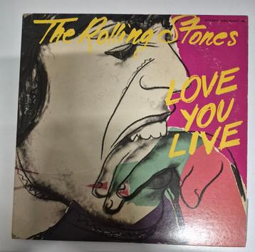 The Rolling Stones. Love you live.Dubbel LP. Japanse persing beschikbaar voor biedingen