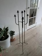 Kandelaars zwart, 6 kaarsen. Standaard kaarsen. Gietijzer., Ophalen, Zwart, Zo goed als nieuw, Metaal
