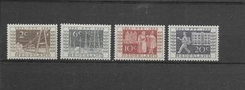 Nederland 1952, NVPH 592 t/m 595, ITEP, Postfris. beschikbaar voor biedingen