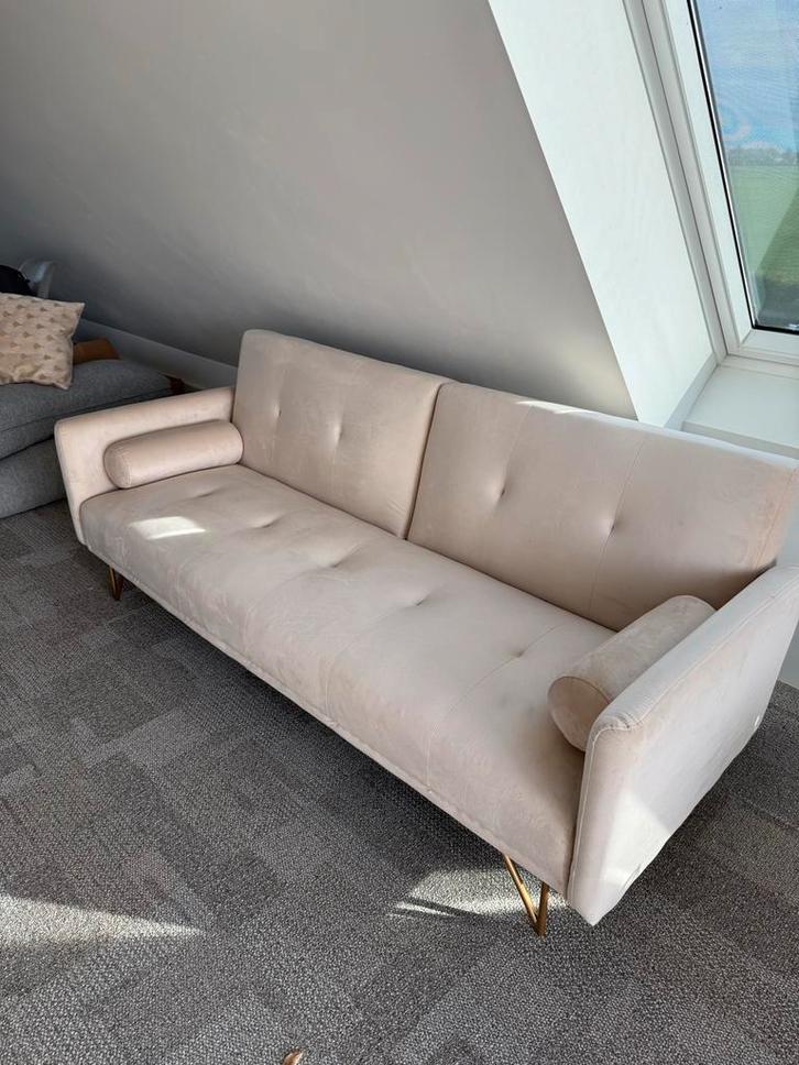 Sklum 3-zits slaapbankje - Stijlvol en comfortabel!, Huis en Inrichting, Banken | Sofa's en Chaises Longues, Zo goed als nieuw