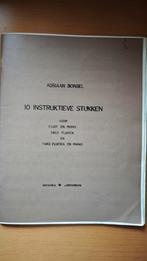 Adriaan Bonsel 10 instructieve stukken, Ophalen of Verzenden, Gebruikt, Klassiek, Dwarsfluit of Piccolo