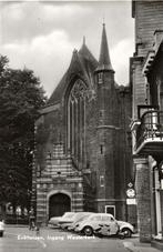 Enkhuizen, Ingang Westerkerk - auto hond scooter - ongelopen, Ophalen of Verzenden, Voor 1920, Ongelopen, Noord-Holland