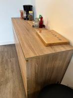 Licht Eikenhouten Ladekast 3x3, Huis en Inrichting, 150 tot 200 cm, Eikenhout, Ophalen of Verzenden, Zo goed als nieuw