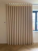 Gordijnen- beige/zandkleur - 2 stuks - 264H x 352B per stuk, Huis en Inrichting, Ophalen, Zo goed als nieuw, Beige, 200 cm of meer