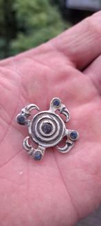 Zilveren merovingien fibula, Bodemvondst, Antiek en Kunst, Ophalen of Verzenden, Zilver