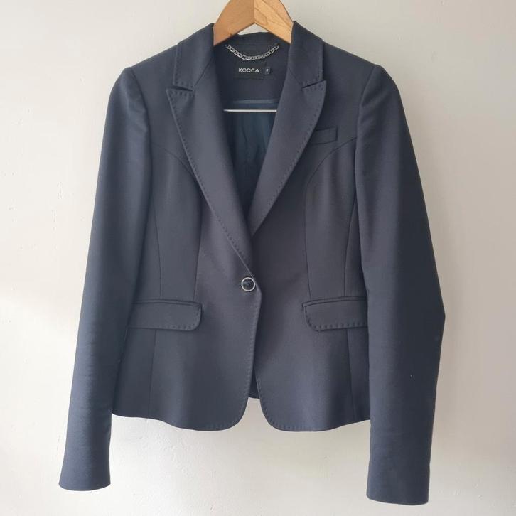 Kocca Blazer - Stijlvol & Getailleerd, Kleding | Dames, Jasjes, Kostuums en Pakken, Zo goed als nieuw, Jasje, Maat 38/40 (M), Blauw
