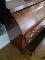 antieke secretaire met 3 laden enz., Ophalen