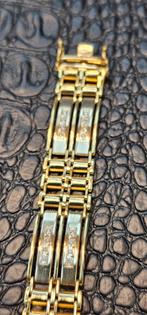Prachtige 18karaat gouden Diamanten armband, Sieraden, Tassen en Uiterlijk, Ophalen of Verzenden, Nieuw, Goud, Goud