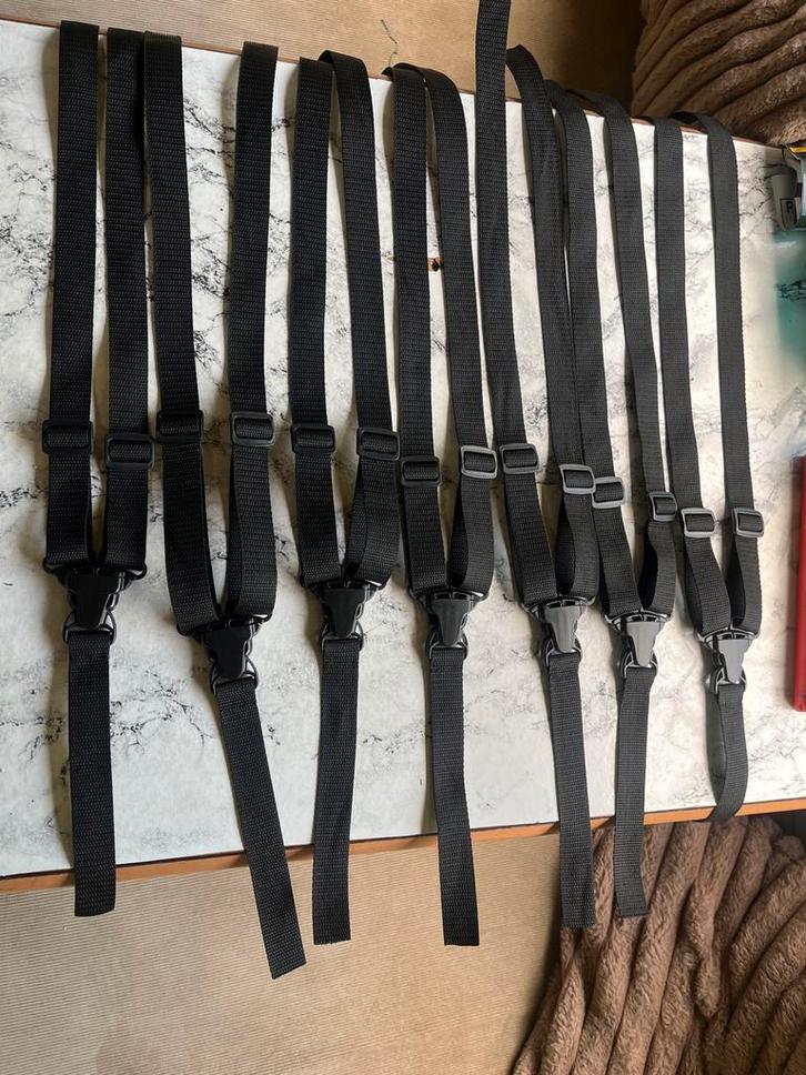 Nieuwe Bakfiets Gordels/ Riempjes, Fietsen en Brommers, Fietsaccessoires | Aanhangers en Karren, Zo goed als nieuw, Kinderkar