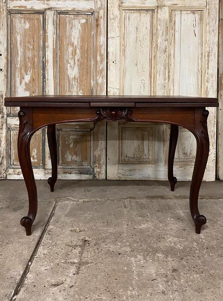 Antieke Biedermeier Tafel, Eettafel. Min.111cm, Max. 200cm, Antiek en Kunst, Antiek | Meubels | Tafels, Ophalen