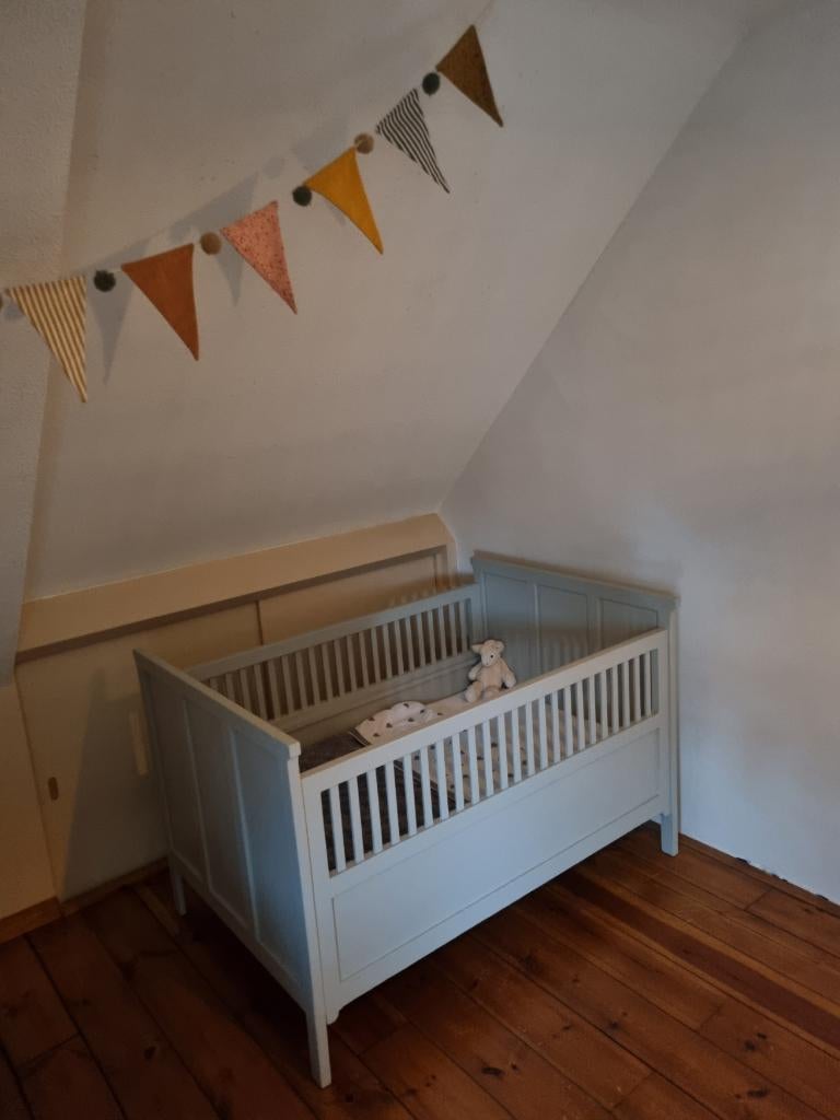 Nostagisch Kinderbed LxBxH 135x87x86 met matras, Ophalen, 70 tot 85 cm, Zo goed als nieuw, Minder dan 140 cm