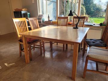 Vierkante tafel 1.30x1.30 0.76 hoog beschikbaar voor biedingen