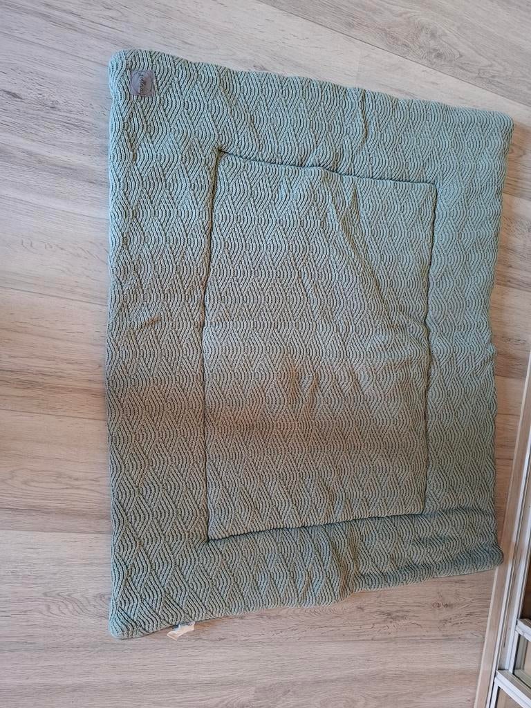 Groen Knit Pale Boxkleed / Speelkleed 80x100cm, Ophalen of Verzenden, Zo goed als nieuw