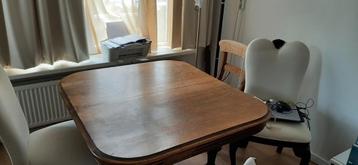 Kersenhouten 4 pers eettafel beschikbaar voor biedingen