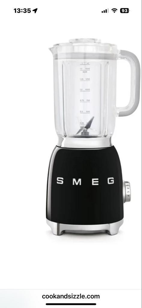 Smeg blender  BLF03 bleu, Witgoed en Apparatuur, Blenders, Nieuw, Blender, Ophalen of Verzenden