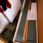 Bedlade nieuw donkergroen (mat), Ophalen, 90 cm, Eenpersoons, Nieuw