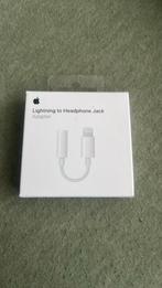 Lightning to headphone jack nieuw, Ophalen of Verzenden, Nieuw, Apple iPhone