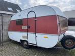 SMV 380 uit 1980; rond+treinzit luifel; net en droog, Caravans en Kamperen, Overige merken, Schokbreker, Bedrijf, Treinzit