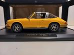 Porsche 911 E Targa oker geel orange 1969 NOREV 1:18 KRD, Hobby en Vrije tijd, Modelauto's | 1:18, Ophalen of Verzenden, Zo goed als nieuw