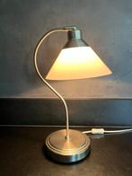 IKEA Kroby Bureaulamp/nachtkastje lamp/tafellamp Zilver/Wit, Huis en Inrichting, Lampen | Tafellampen, Ophalen of Verzenden, Zo goed als nieuw