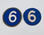 US WWII 6th Army Corps Greenback OD border, patch variation, Ophalen of Verzenden, Landmacht, Amerika, Embleem of Badge