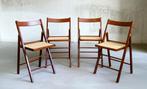 150 Vintage webbing stoelen houten klapstoelen Cesca Thonet, Ophalen of Verzenden, Zo goed als nieuw, Bruin, Vijf, Zes of meer stoelen